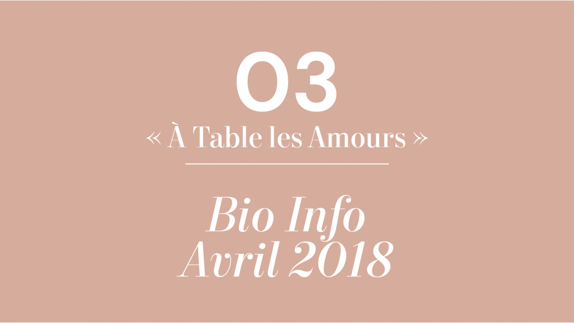Bio Info, Avril 2018